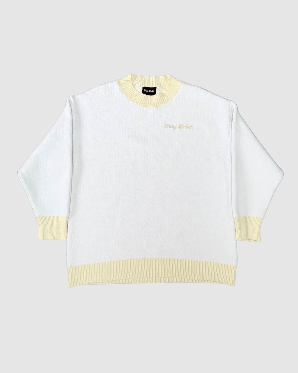Pull Poursuit of Wavyness - Blanc