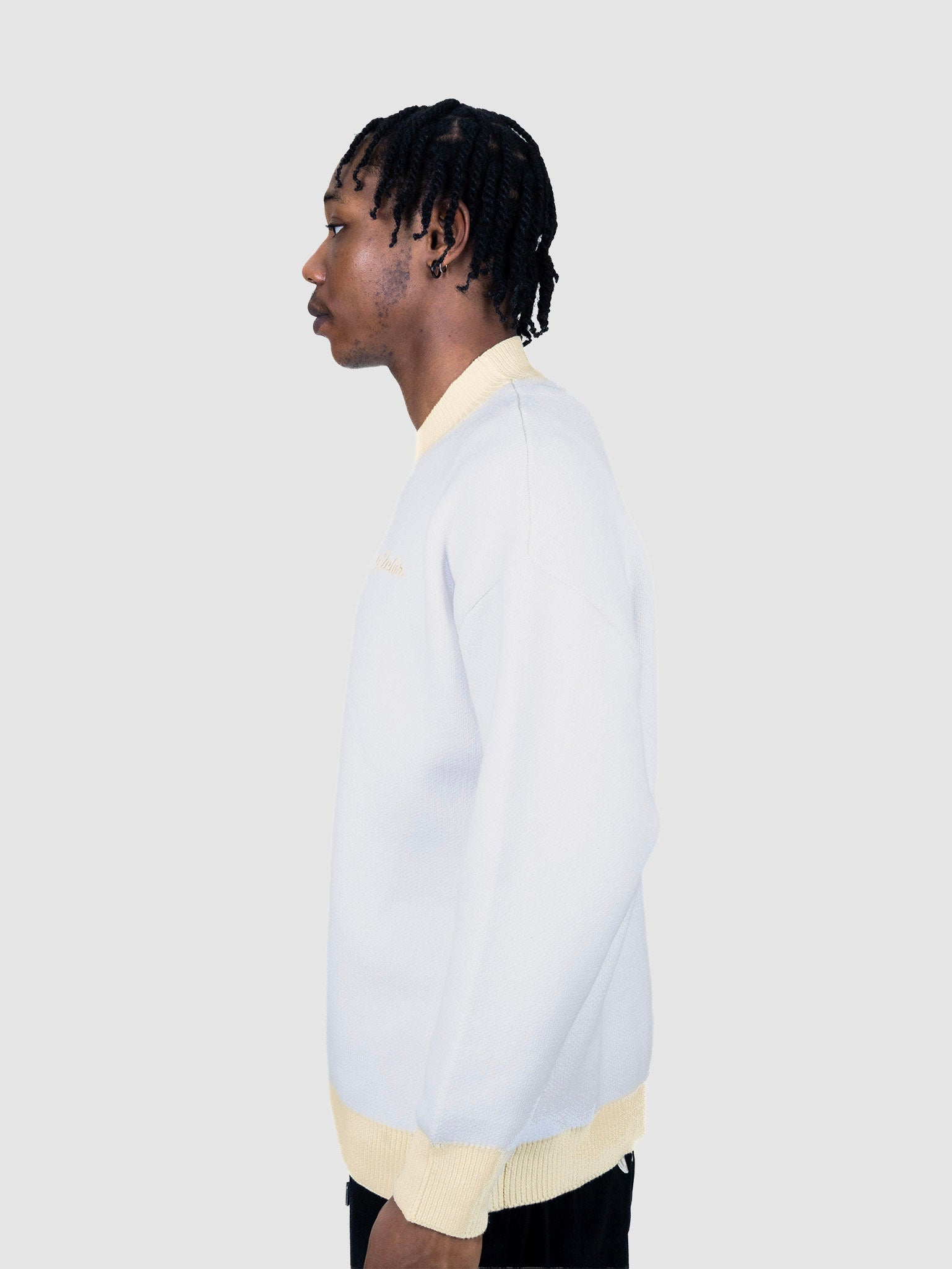 Pull Poursuit of Wavyness - Blanc