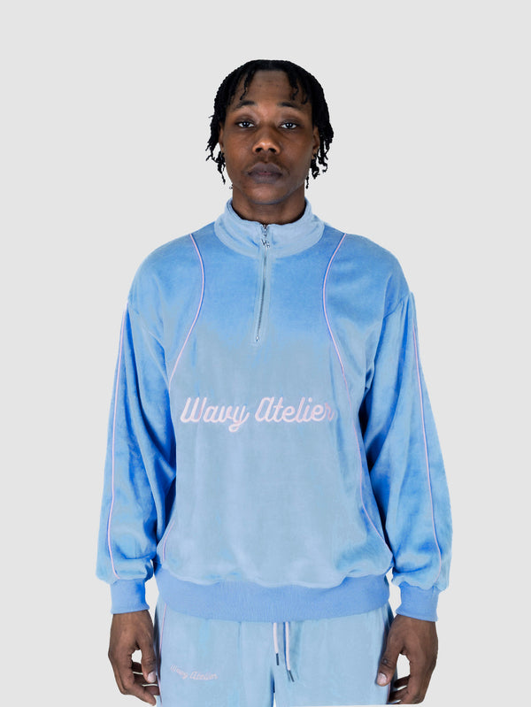 Jogging Velours - Bleu