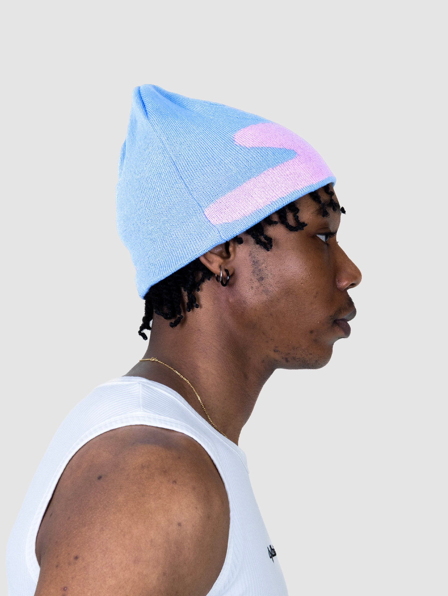 Wavy Bonnet - Bleu