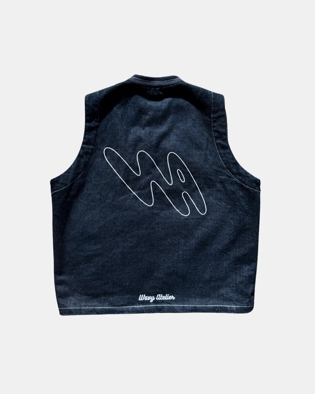 Gilet sans manches Denim - Navy