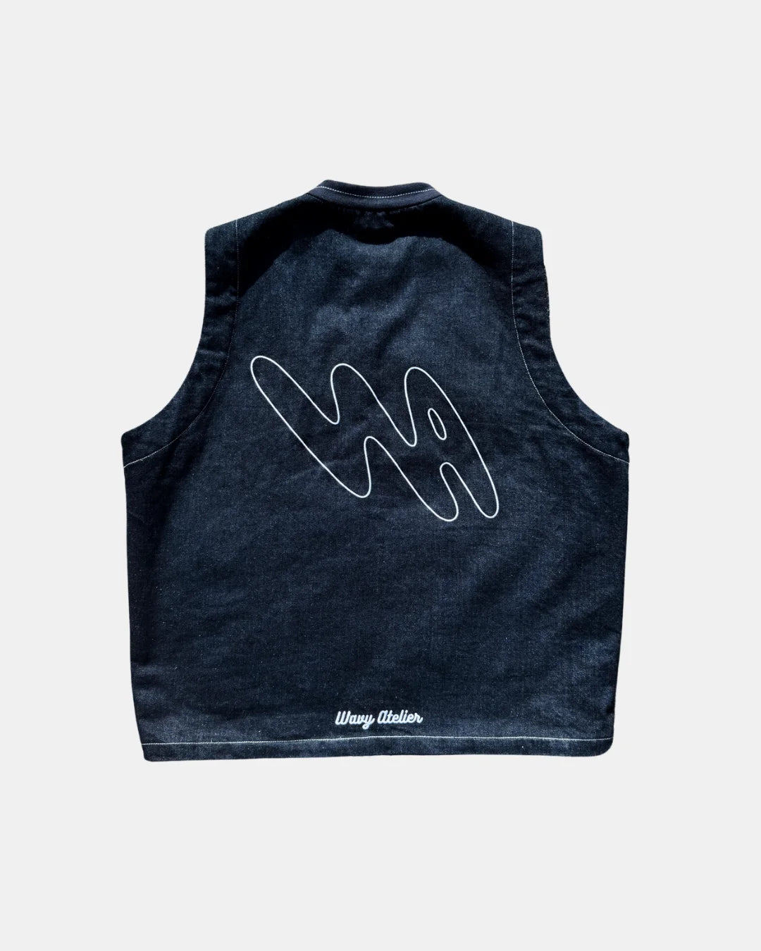 Gilet sans manches Denim - Navy