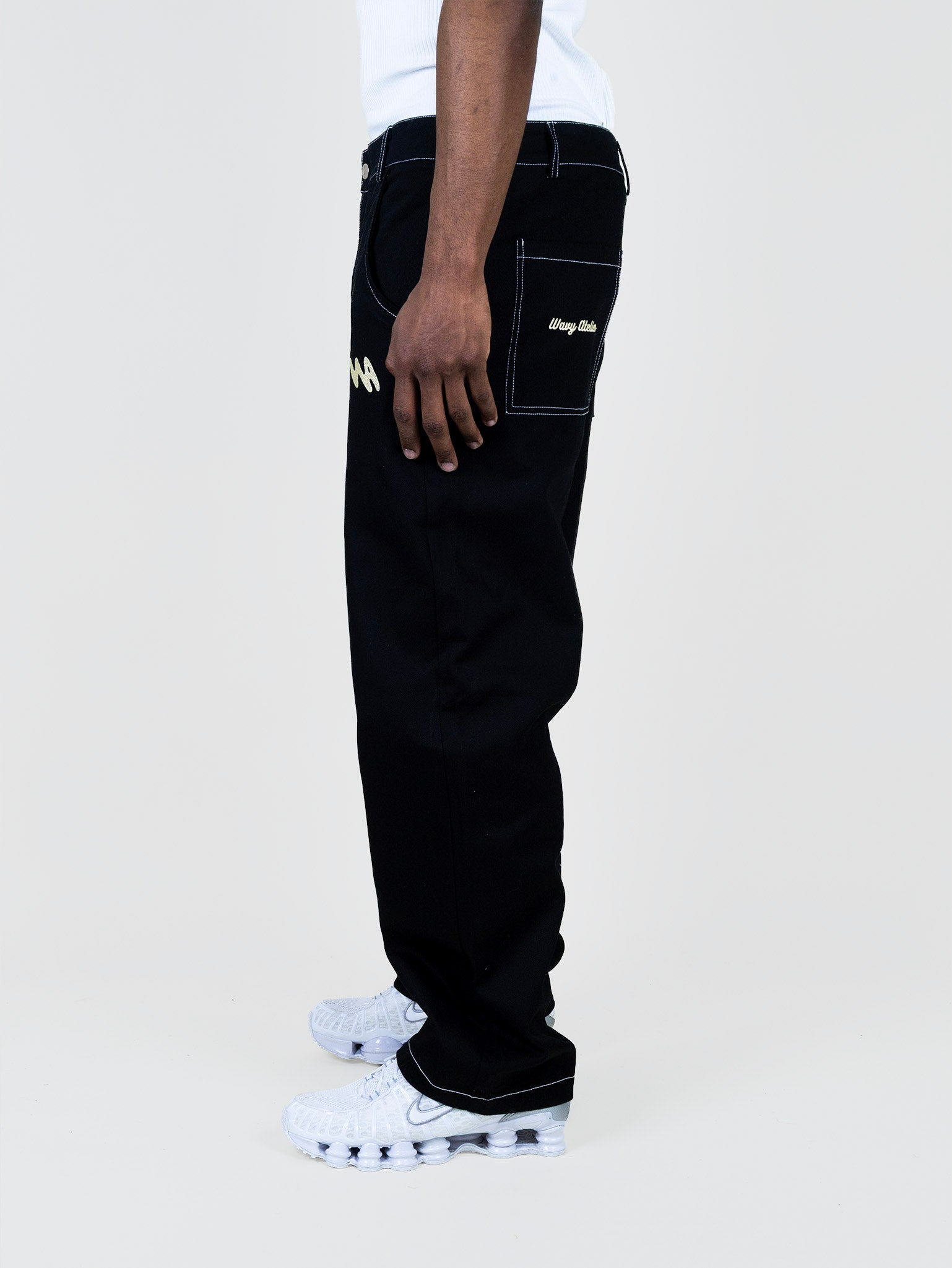 Pantalon Cargo Poursuit of Wavyness - Noir