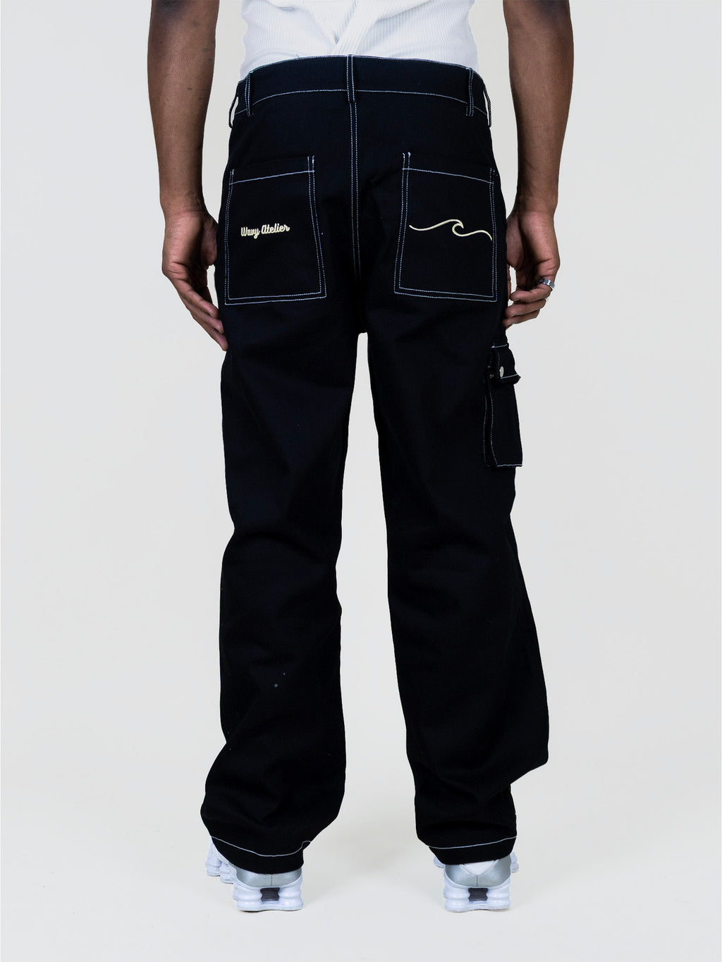 Pantalon Cargo Poursuit of Wavyness - Noir