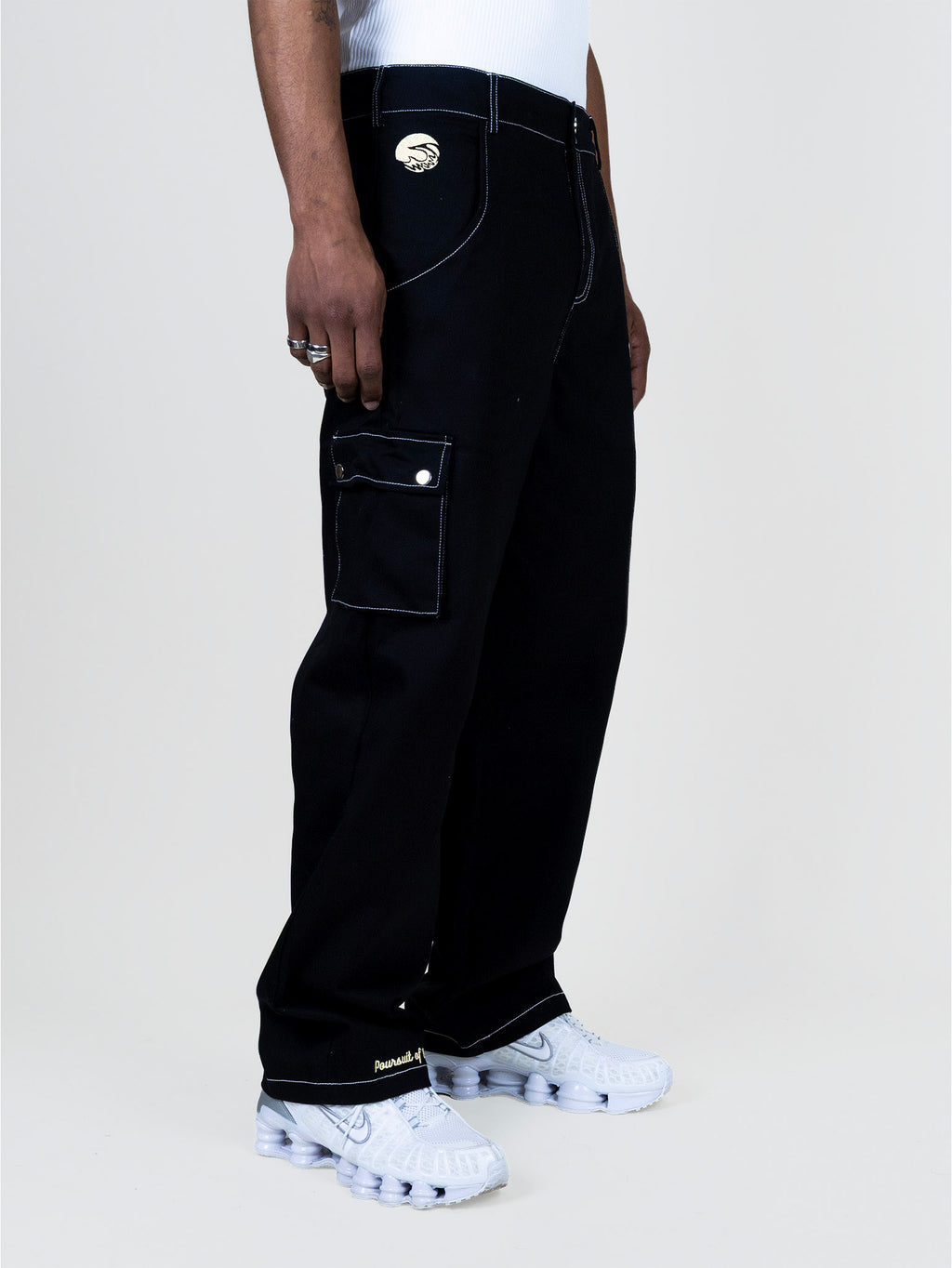 Pantalon Cargo Poursuit of Wavyness - Noir
