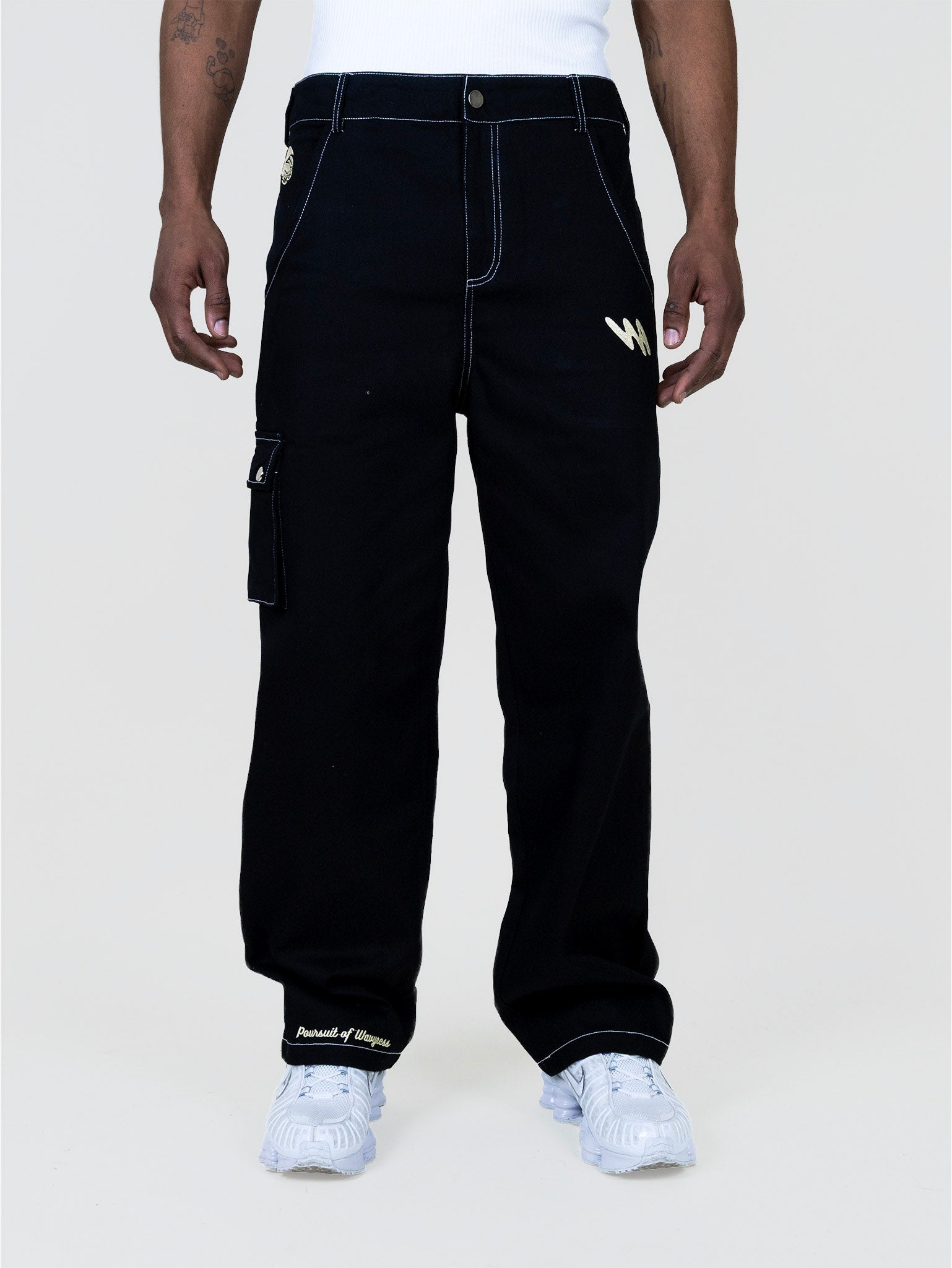 Pantalon Cargo Poursuit of Wavyness - Noir