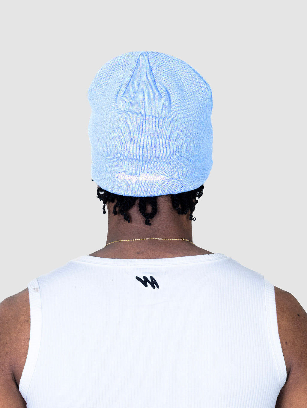 Wavy Bonnet - Bleu