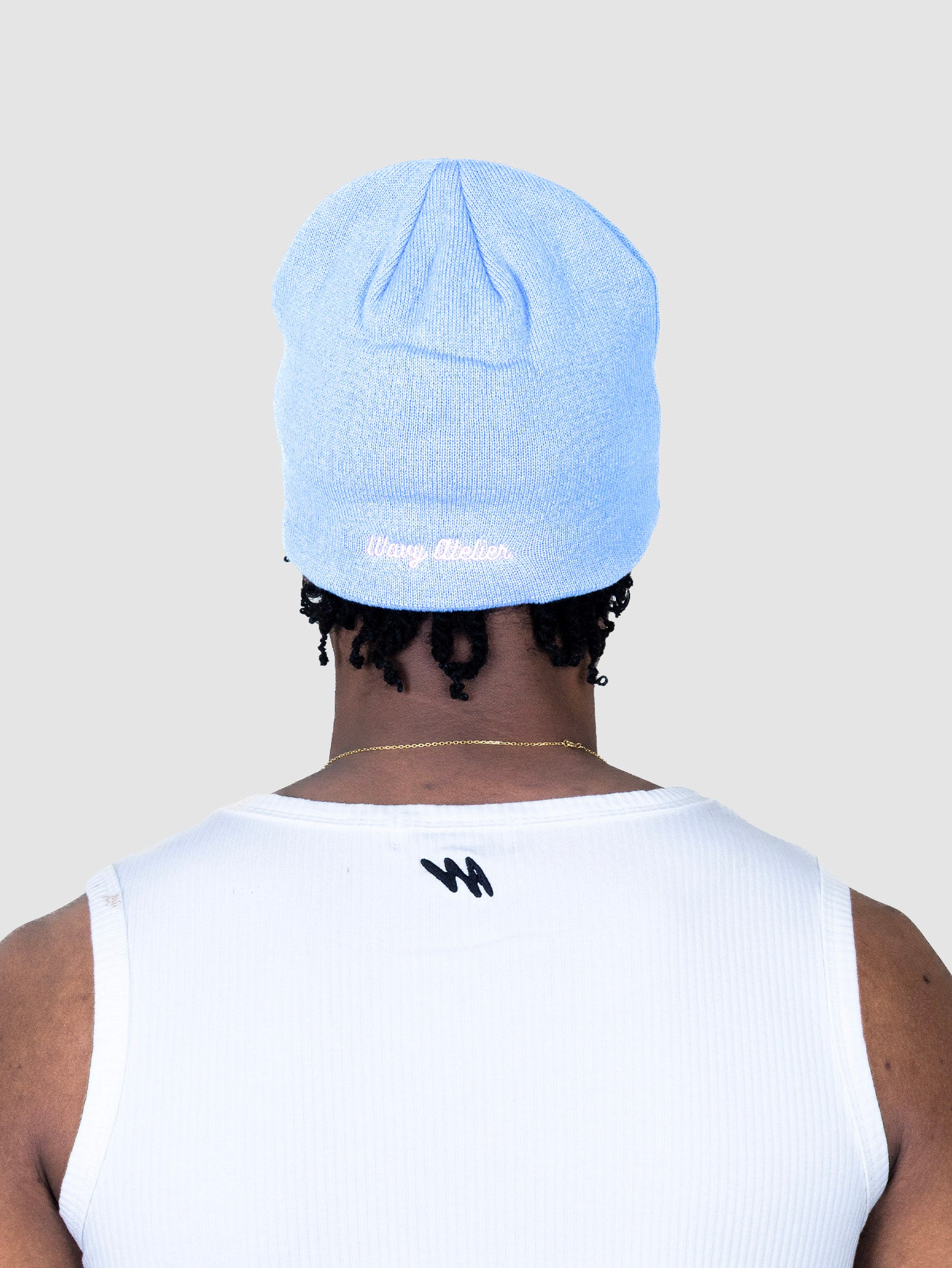 Wavy Bonnet - Bleu