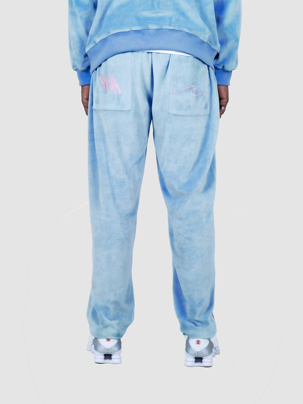 Sweatshirt Velours - Bleu