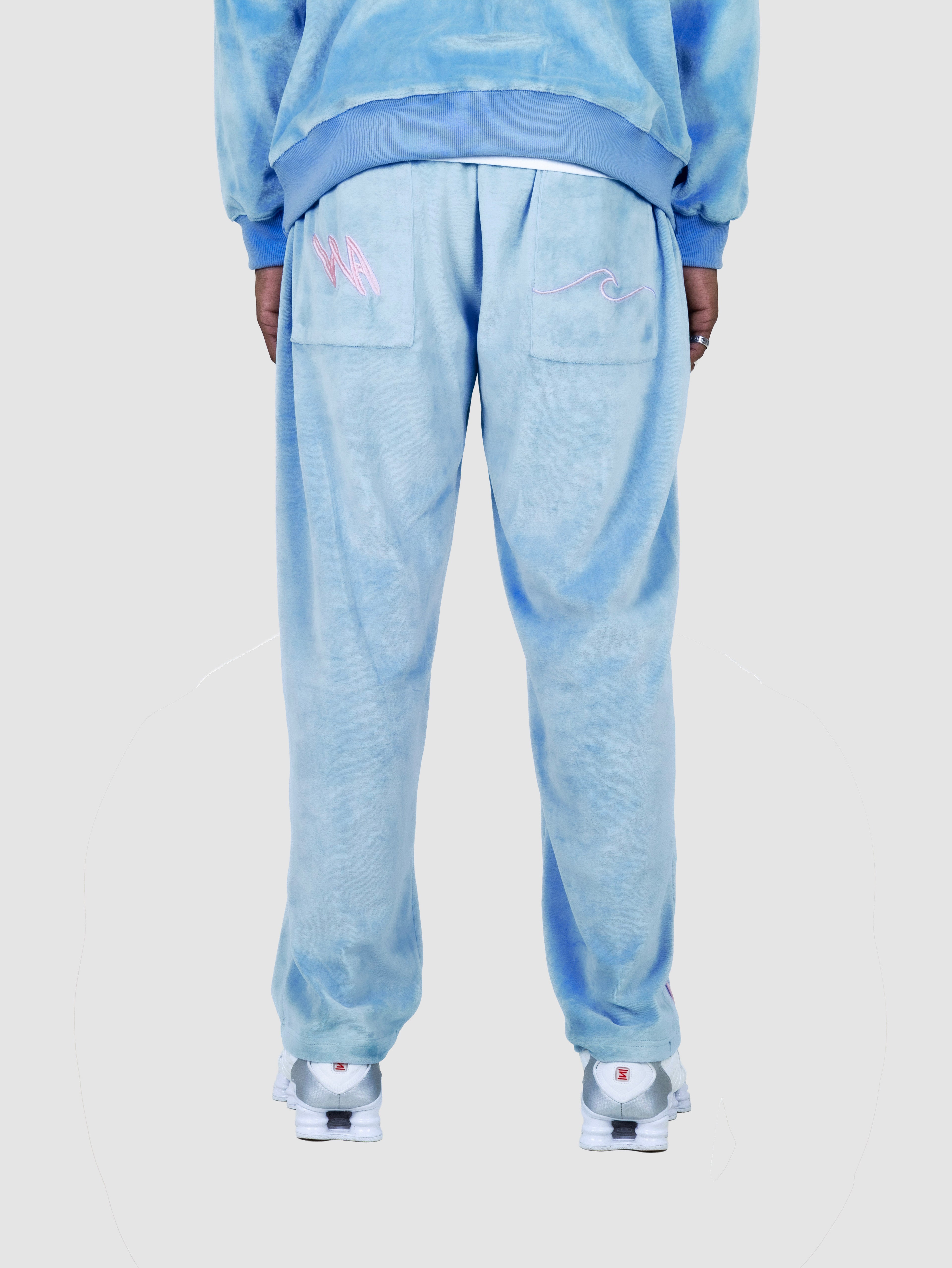 Sweatshirt Velours - Bleu