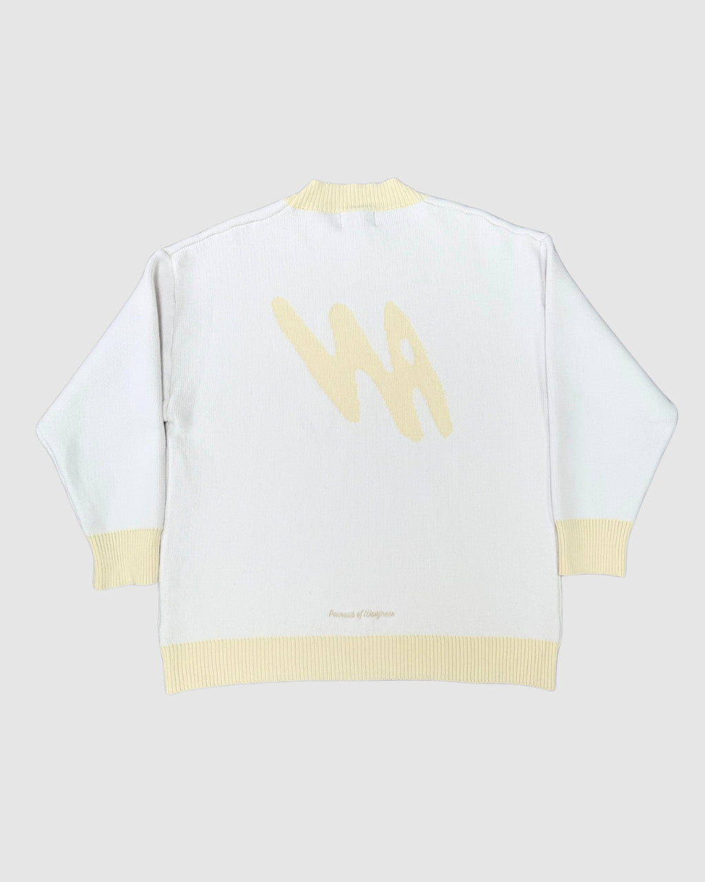 Pull Poursuit of Wavyness - Blanc