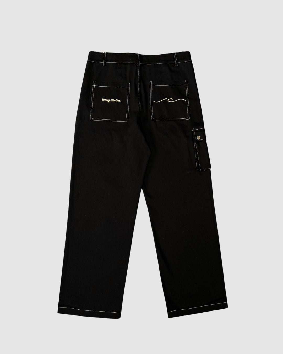 Pantalon Cargo Poursuit of Wavyness - Noir