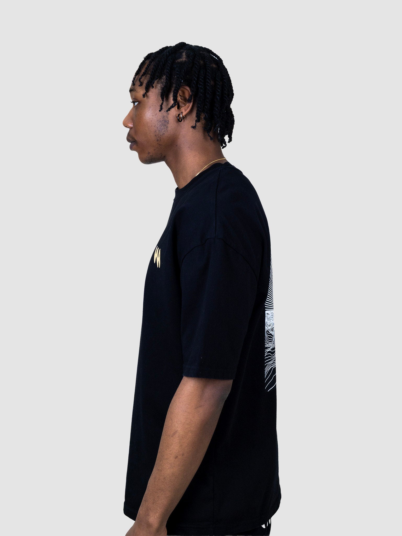 T-Shirt Poursuit of Wavyness - Noir