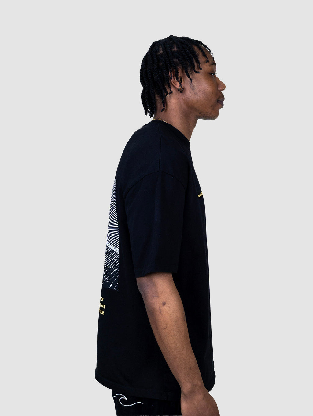 T-Shirt Poursuit of Wavyness - Noir