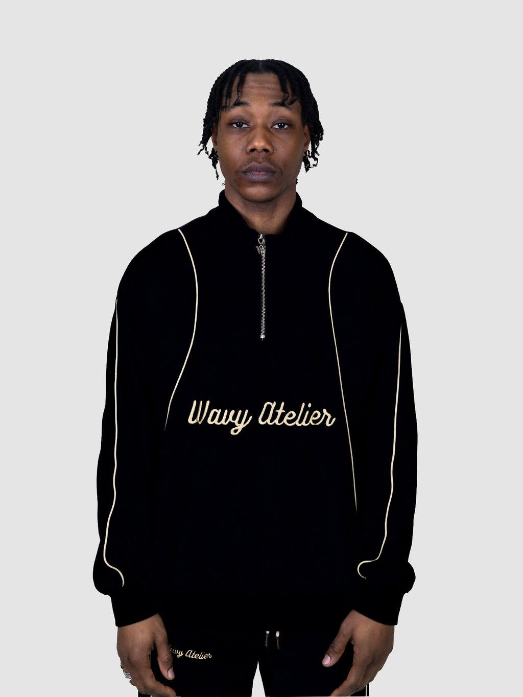Sweatshirt Velours - Noir
