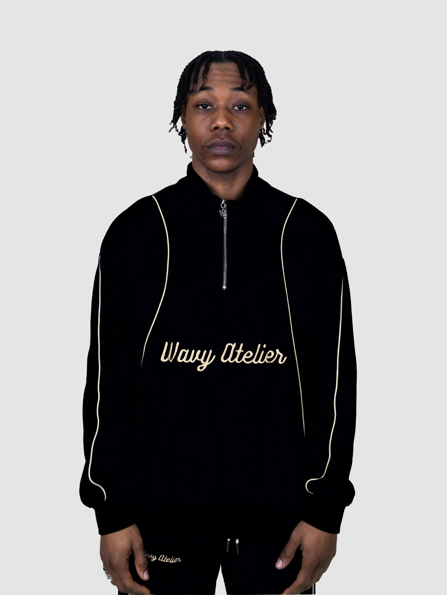 Sweatshirt Velours - Noir