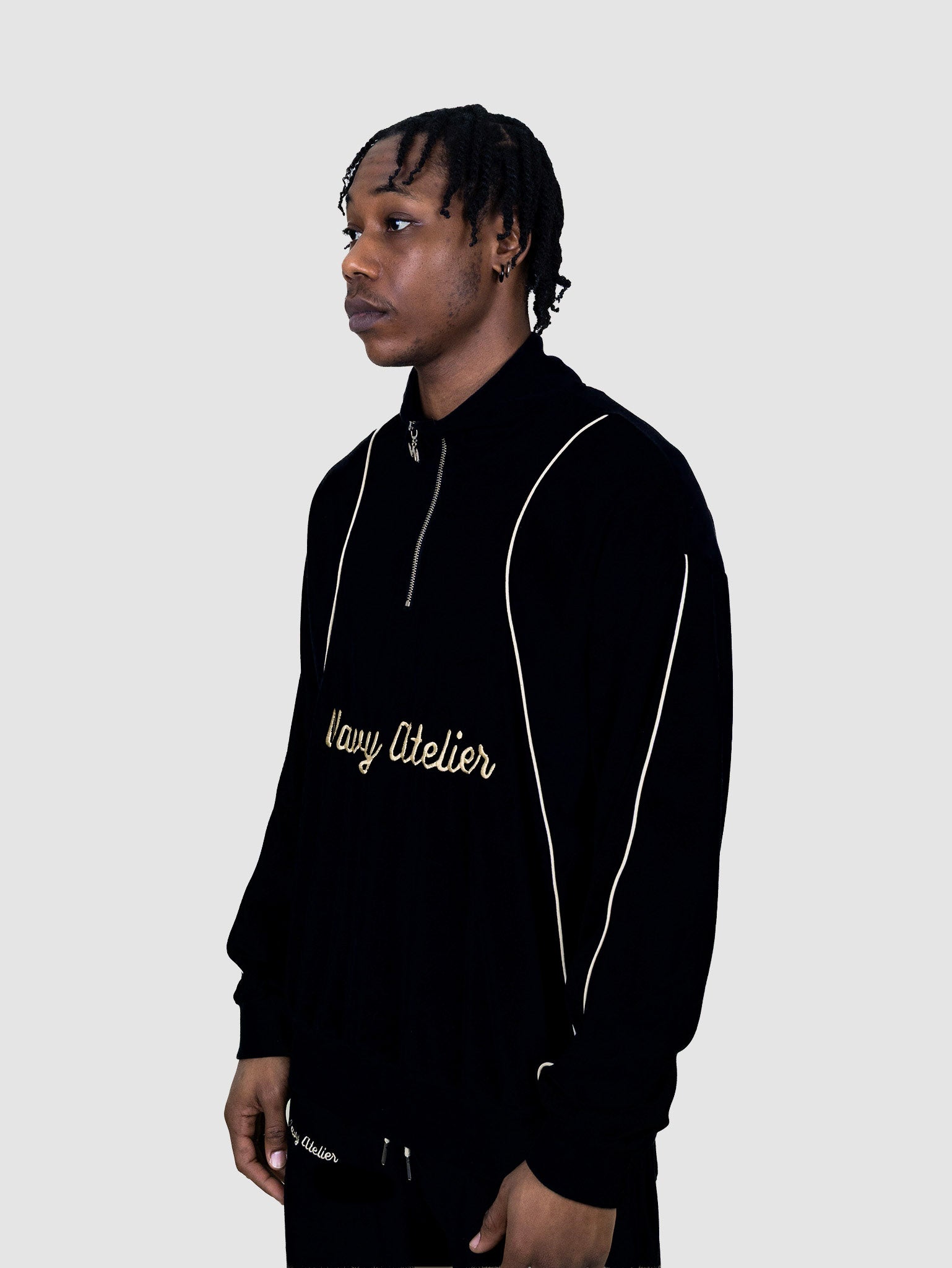 Sweatshirt Velours - Noir