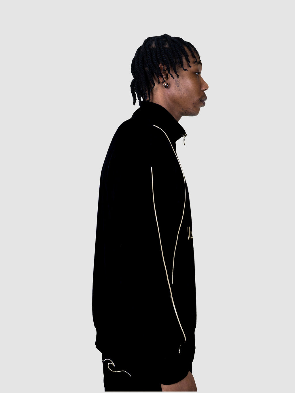 Sweatshirt Velours - Noir