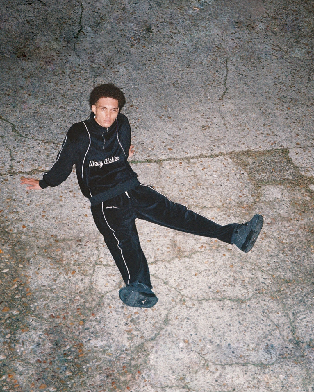 Sweatshirt Velours - Noir